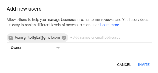 How To Add Users to Google My Business