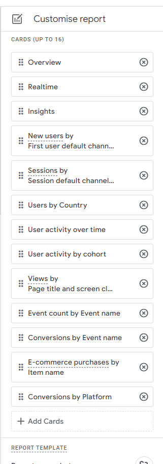 How To Create A Custom report Step 4.